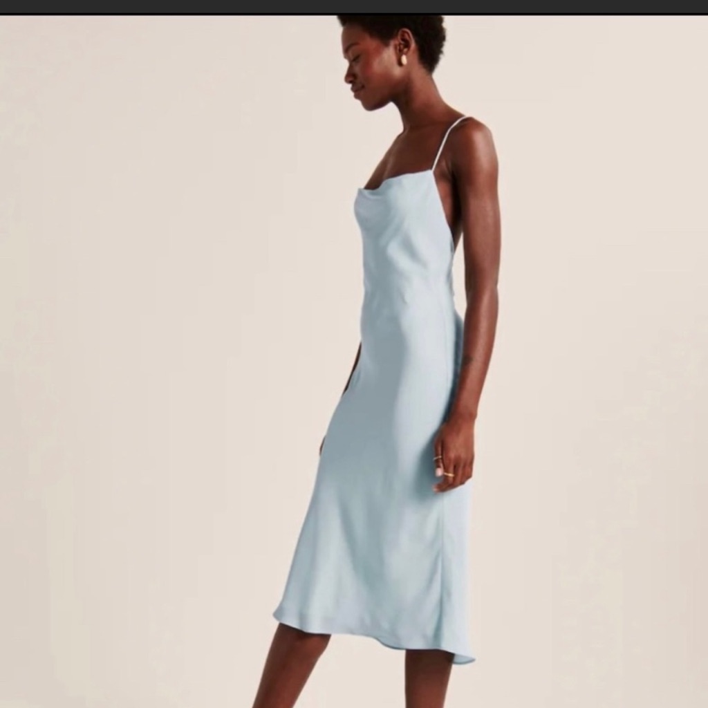 Abercrombie & Fitch Cowl Neck Slip Dress